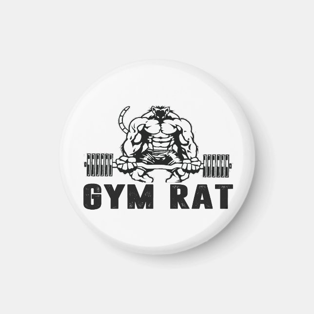 Gym Rat Magnet (Front)
