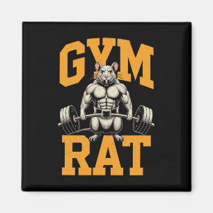 Gym Rat Meaning Gym Rat Costume Weight Lifting Gym Magnet