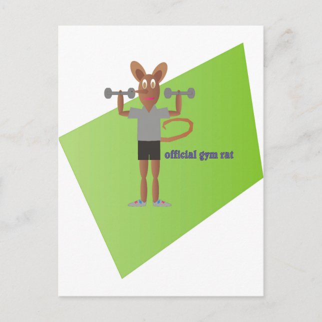Gym Rat Postcard (Front)