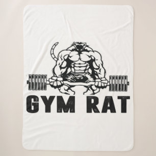 Gym Rat Sherpa Blanket