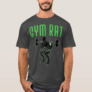 Gym Rat Weight Training Workout Eercise Lifting  T-Shirt