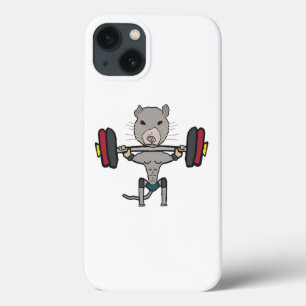 Gym Rat Weightlifting iPhone 13 Case