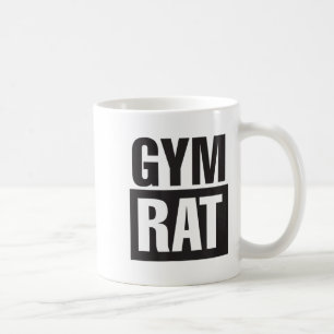 Gym Rat - Workout - Hustle - Fitness - Motivation Coffee Mug