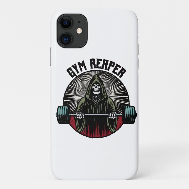 Gym Reaper Workout Case-Mate iPhone Case (Back)