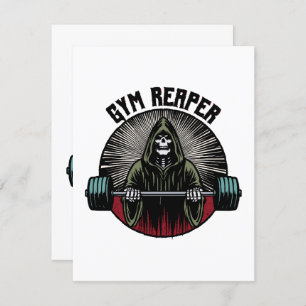 Gym Reaper Workout Enclosure Card