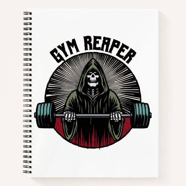 Gym Reaper Workout Notebook (Front)