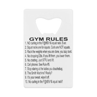 Gym Rules  #USAPatriotGraphics  ©WhiteTigerLLC.Com