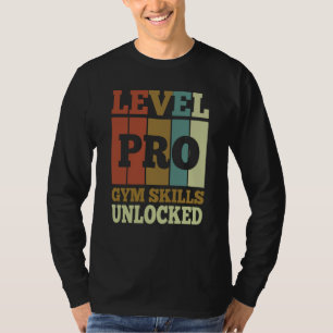 Gym Skills Pro Unlocked Vintage Style Unique T-Shirt
