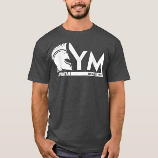 Gym  Spartan  Beast On  Gym Motivation Fitness Say T-Shirt