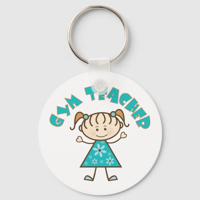 Gym Teacher Key Ring (Front)