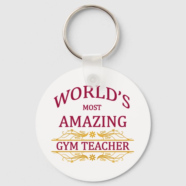 Gym Teacher Key Ring (Front)