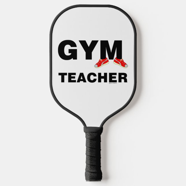 Gym Teacher Sneakers Pickleball Paddle (Front)