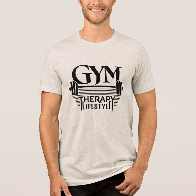 GYM Therapy Lifestyle Tri-Blend Shirt (Front)
