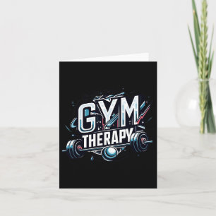 Gym Therapy Session - Bodybuilding Fitness Lifter  Card