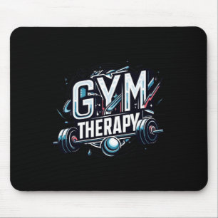 Gym Therapy Session - Bodybuilding Fitness Lifter  Mouse Pad