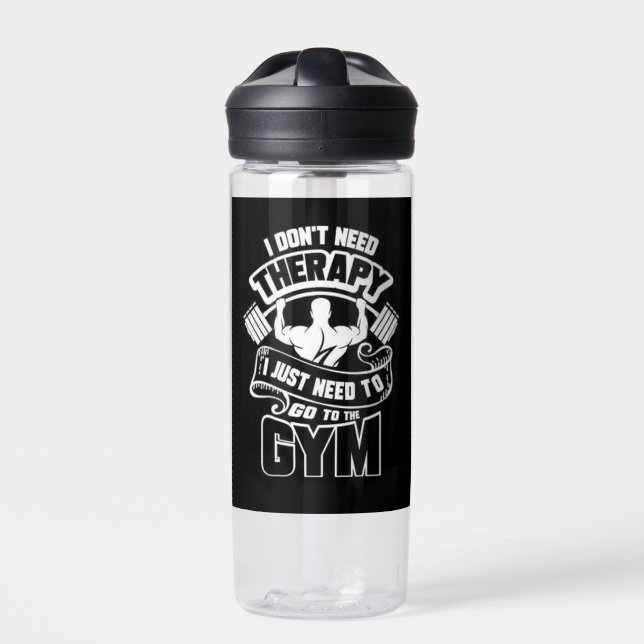 Gym Therapy Water Bottle (Front)