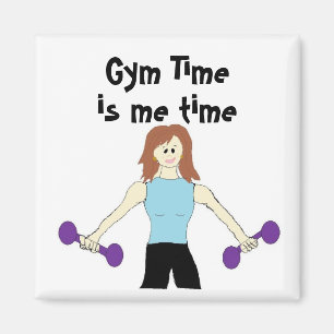 Gym Time is Me Time Magnet