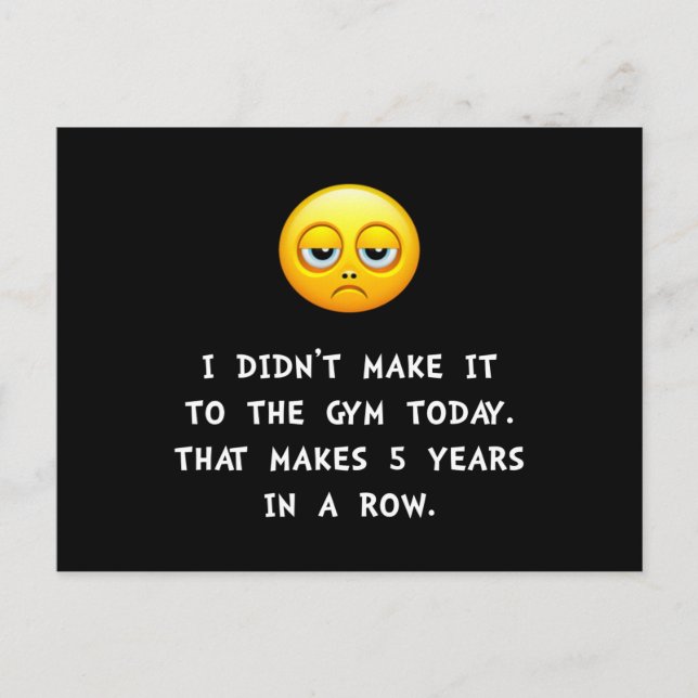 Gym Today Postcard (Front)