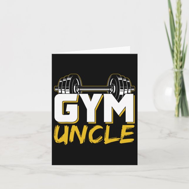 Gym Uncle  Card (Front)