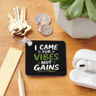 Gym Vibes Black Key Ring