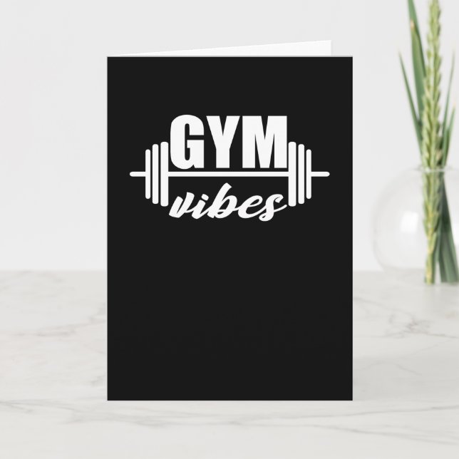 Gym Vibes Card (Front)