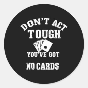 Gym Vintage Classic Round Sticker