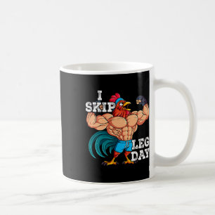 Gym Weight Training I Skip Leg Day 5 Coffee Mug