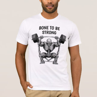 Gym Weightlifting Skeleton T-Shirt