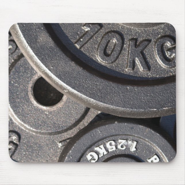 Gym Weights Mouse Pad (Front)