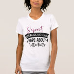 Gym women's t-shirt funny, Squat funny rap<br><div class="desc">Funny Gym women's t-shirt,  Squat because no one raps about little butts,  funny rap quote.
Workout and Fitness Girl Squat Lover t-shirt.
Hilarious Bodybuilding and Weightlifting Quote.</div>