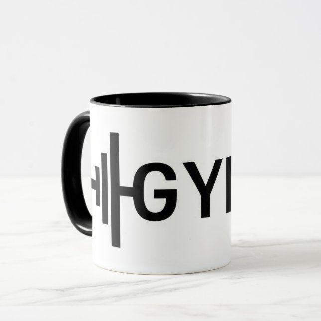 Gym Word Mug (Front Left)