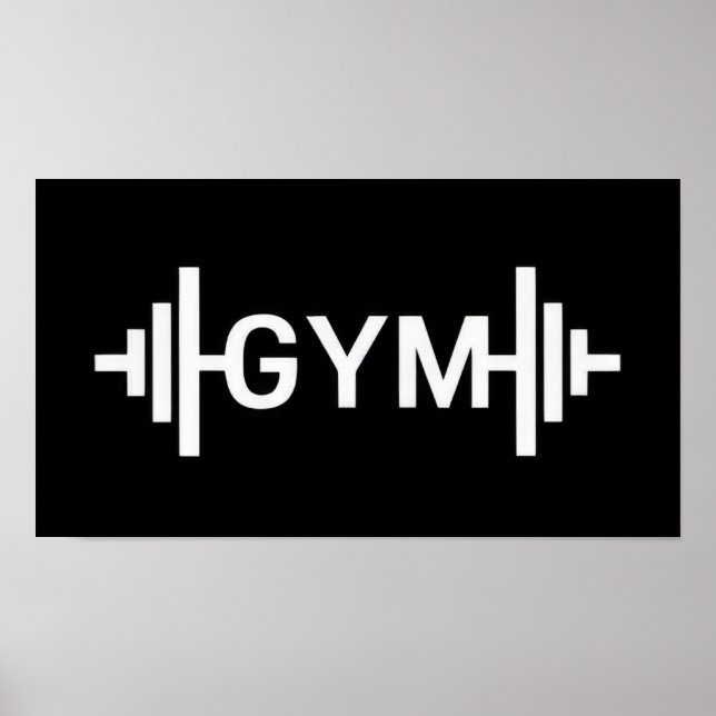 Gym Word Poster (Front)