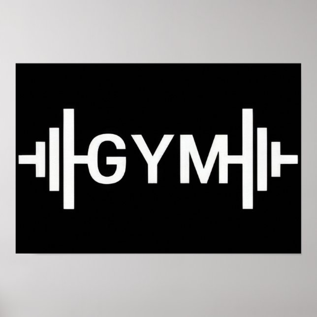 Gym Word Poster (Front)