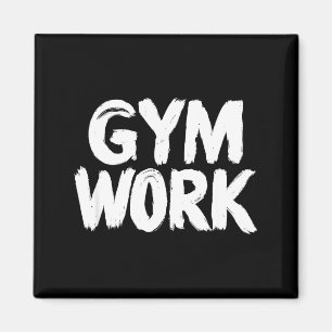 Gym Work Bodybuilding Fitness Workout  Magnet