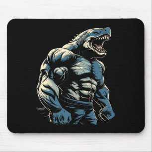 Gym Workout Bodybuilding Shark Mouse Pad