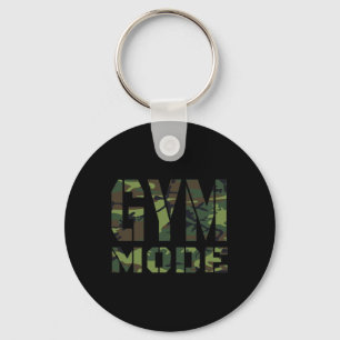 Gym Workout Fitness Bodybuilding Camouflage Weighl Key Ring