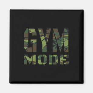 Gym Workout Fitness Bodybuilding Camouflage Weighl Magnet