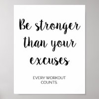 Gym, Workout, Fitness Motivational Wall Decor