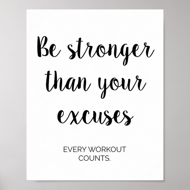 Gym, Workout, Fitness Motivational Wall Decor (Front)