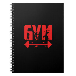 gym workout fitness notebook