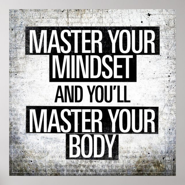 Gym Workout Motivational Poster (Front)