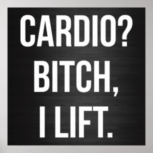 Gym Workout Motivational Poster