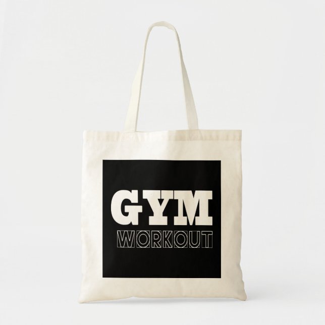 Gym Workout Pump Cover Fitness Tote Bag (Front)