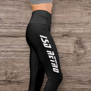 Gym Workout Retro Fitness Activewear Fit   Capri Leggings