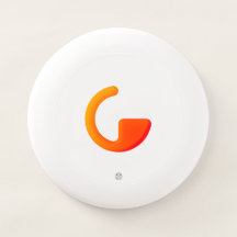 Gymber Frisbee (White with QR code)