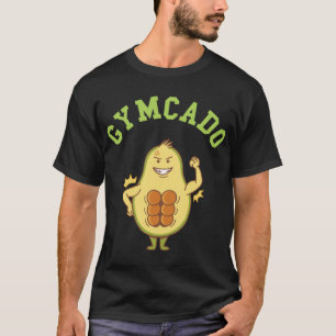 Gymcado Gym Avocado Bodybuilder Funny Avocado Frui T-Shirt