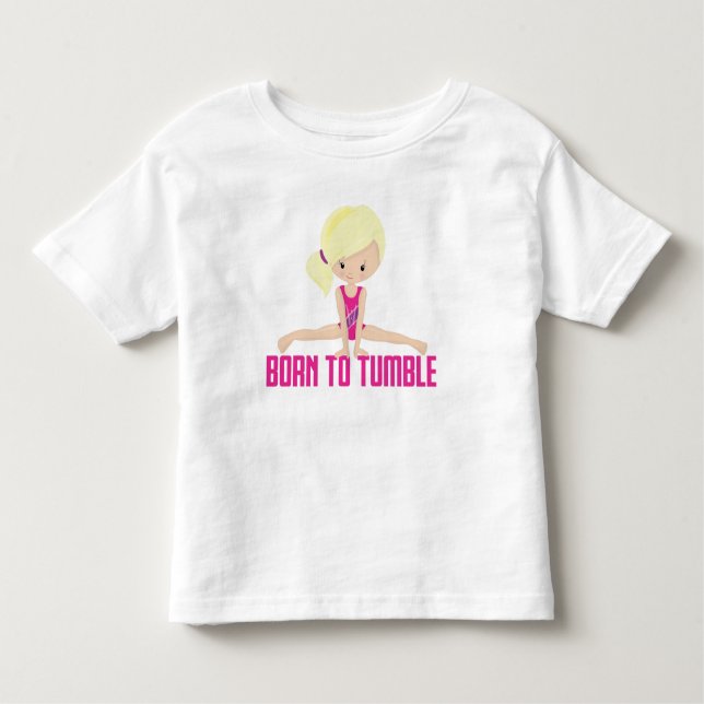 Gymnast- Blonde Toddler T-Shirt (Front)