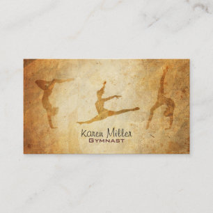 Gymnast Business Cards