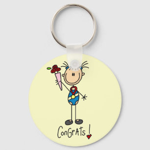 Gymnast Champion Key Ring
