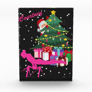 Gymnast Christmas: Santa Bring Me Gymnastics Bars Photo Block